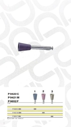 Полировочный бор по керамике 2-я ступень / P 9421 M 204.055, Drendel + Zweiling DIAMANT GmbH, Германия  